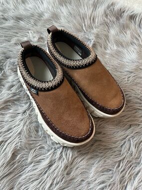 UGG Chestnut Suede Slip-On Loafers